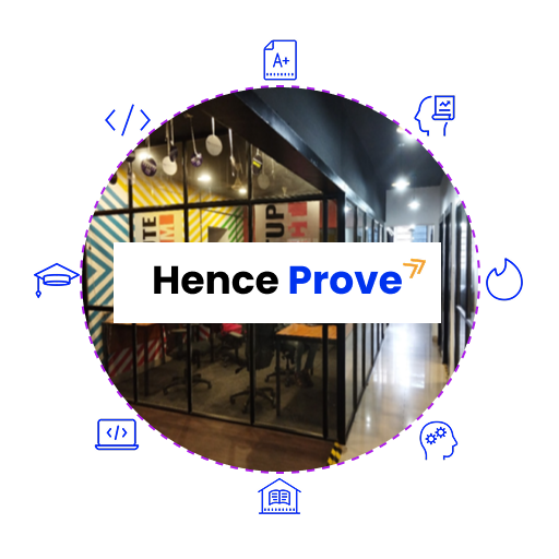 Students collaborating on a tech project